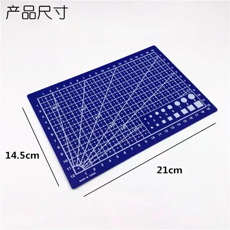 A4 A5 PVC Cutting Mat Workbench Patchwork Sewing Manual DIY Knife Engraving Leather Cutting Board Single Side Underlay