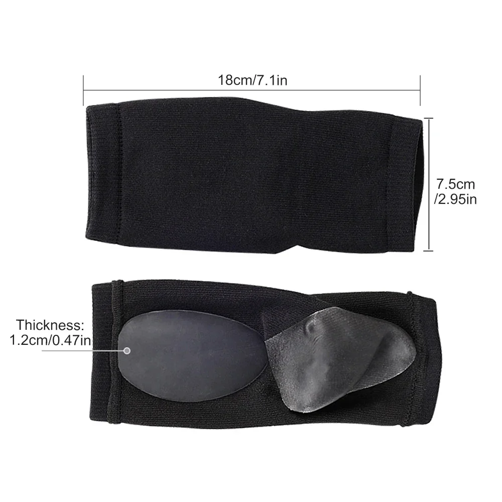 

1Pair Arch Support Sleeve Cushioned Reusable Gel Pad Fabric Arch Socks for Flat Foot Pain Relief Plantar Fasciitis Heel Spurs