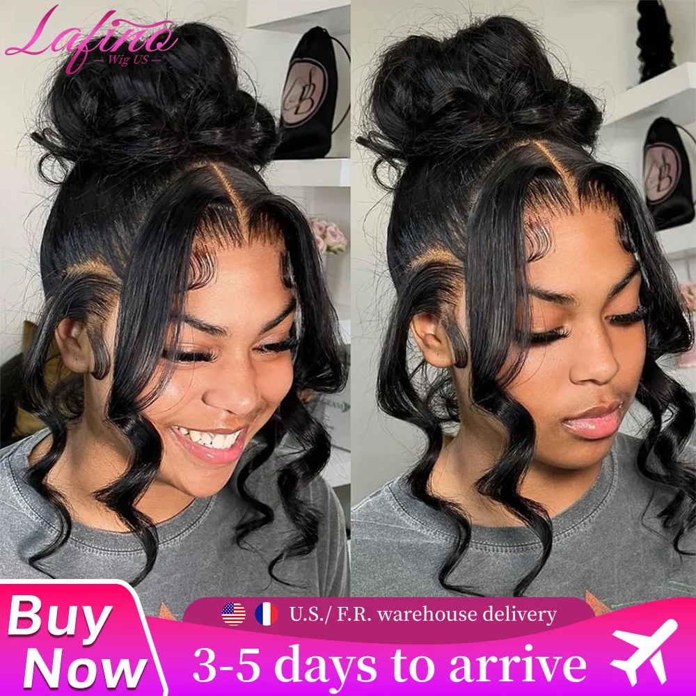 Lafino Wig 360 Full Lace Wig Human Hair Pre Plucked Hd Body Wave 230 Density Lace Wig 360 Lace Frontal Wigs Invisible Drawstring