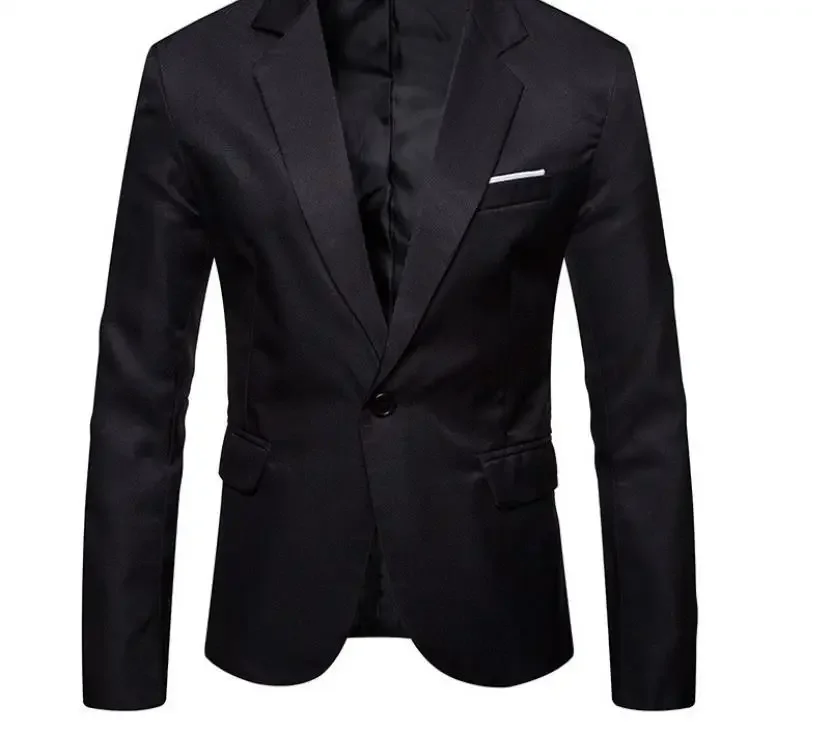 Chaqueta de traje informal para hombre, ropa