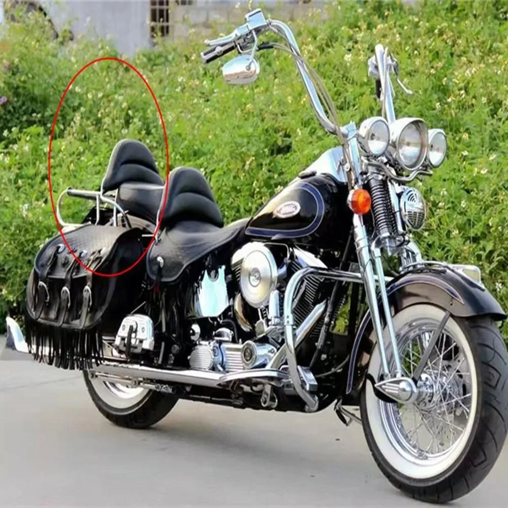 Oparcie pasażera motocykla Sissy Bar do Harley Softail Heritage Classic Deluxe Springer FXSTS FLSTS 96-17