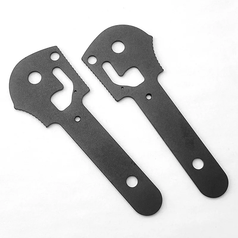 Imagem -02 - Faca Dobrável Forros de Forro de Aço Bloqueio Placas para Benchmade 551 Griptilian Faça Você Mesmo Faça Modificar Acessórios Aço Inoxidável Par