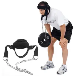 Head Neck Trainer regolabile Neck Exerciser Head Harness cintura per sollevamento pesi cintura per allenamento della testa per il recupero di lesioni alla testa Fitness