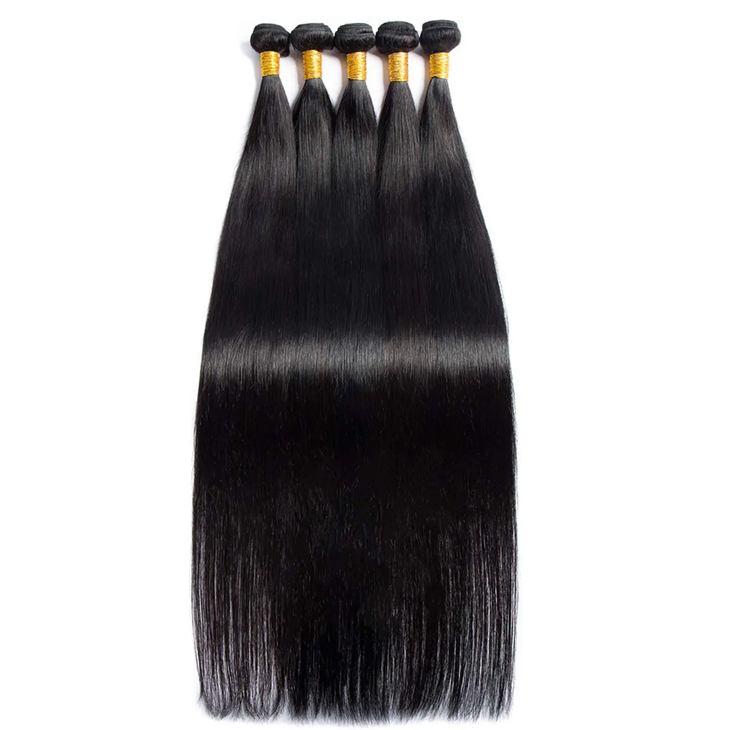 RAW Staright Human Hair Bundles 10--32inch Brazilian Straight Hair Weaves Bundles For Women Natural Brown Color Remy Human Hair