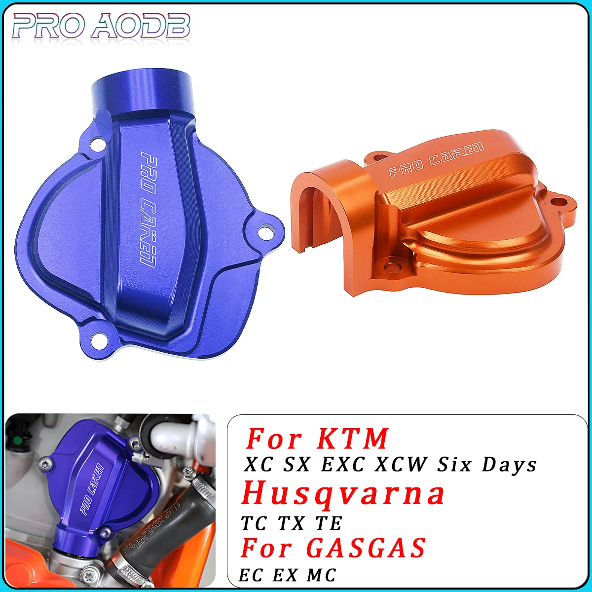 

Motorcycle CNC Right Exhaust Valve Control Cover For KTM Husqvarna GASGAS XC SX EXC XCW Six Days TX TC TE EX EC MC 250 300