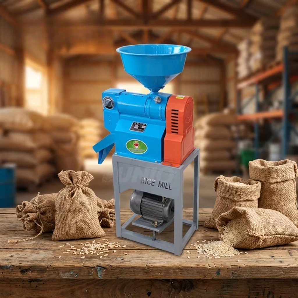 High Efficiency Easy Operation Automatic Portable Rice Millet Milling Machine Paddy Sheller