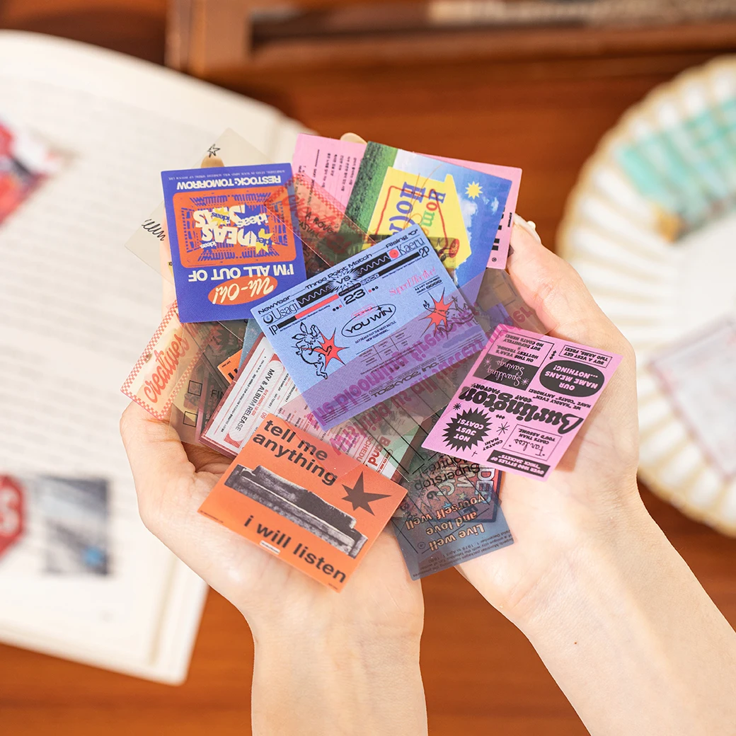 مجموعة ملصقات حيوانات الطعام للحياة اليومية من Kawaii، سجل قصاصات لطيف، مستلزمات المجلات DIY، ملصقات قرطاسية جمالية، هدية، 30 قطعة #2