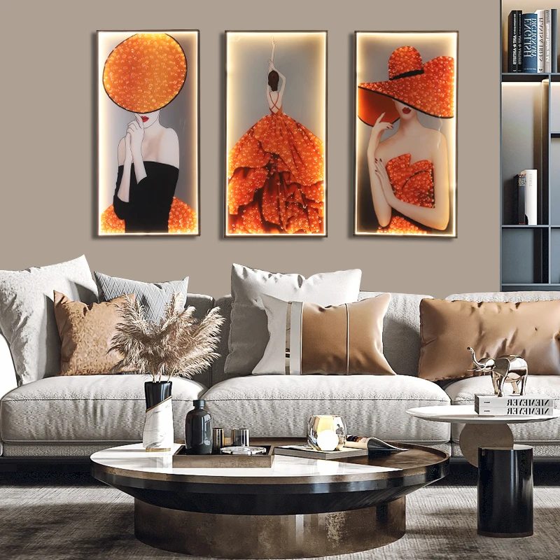 SOFITY Wall Lamps Modern Fashion Three Pieces Suit Sconces Lighting LED Creative For Home