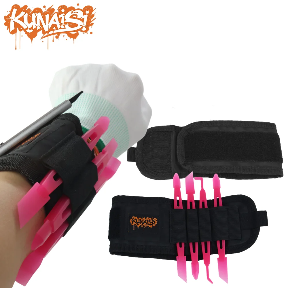 Vinyl Film Tool Bag with Waist Strap​ - Durable Oxford Cloth Storage Pouch for Auto Car Wrapping Tools, Tint Squeegee, Scraper,