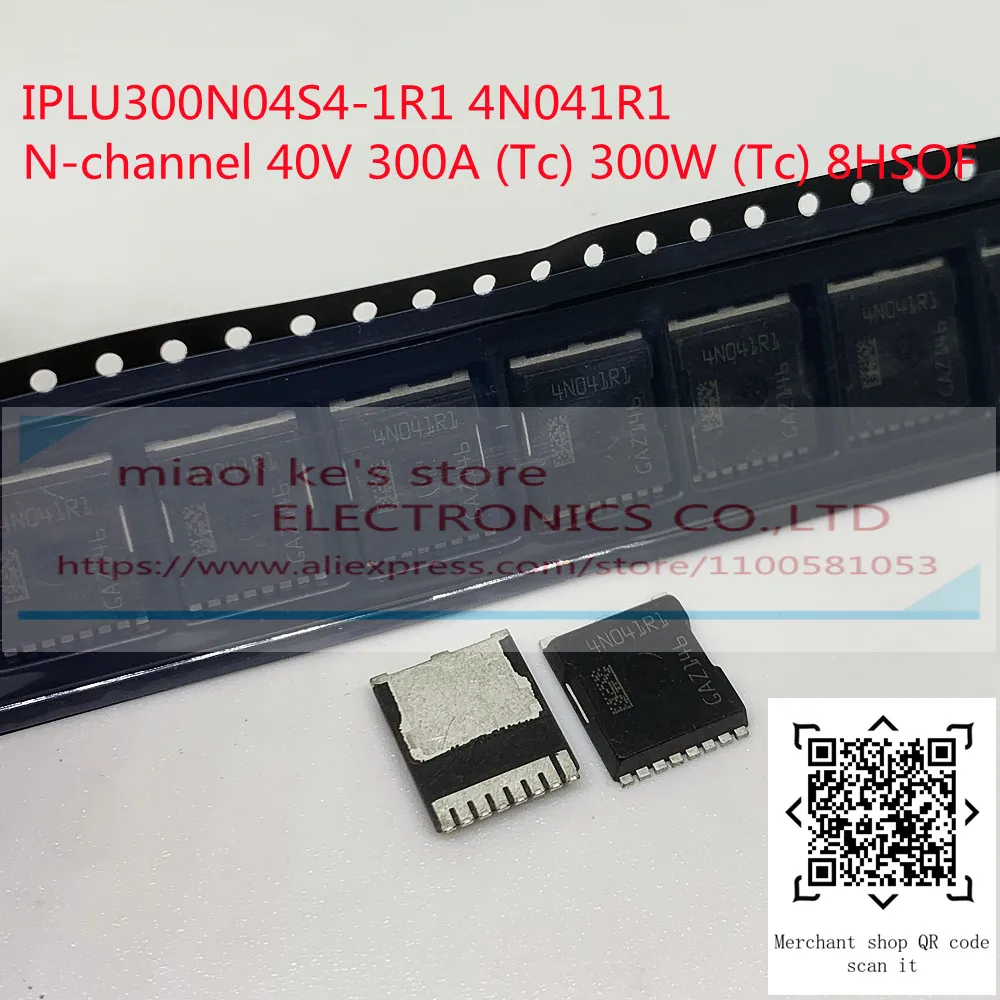 [5pcs]100%New original: IPLU250N04S4-1R7 4N041R7 IPLU300N04S4-1R1 4N041R1 IPLU300N04S4-R7 4N04R7 IPLU300N04S4-R8 4N04R8 PSOF8