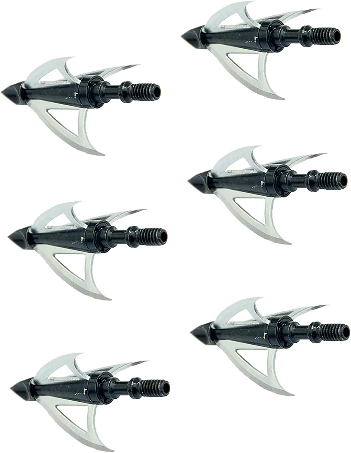 Archery Arrow Broadhead 100 Grain 3 Blades Hunting Broadheads Stainless Steel Arrowhead Arrow Tips for Recurve Bow Compound Bow