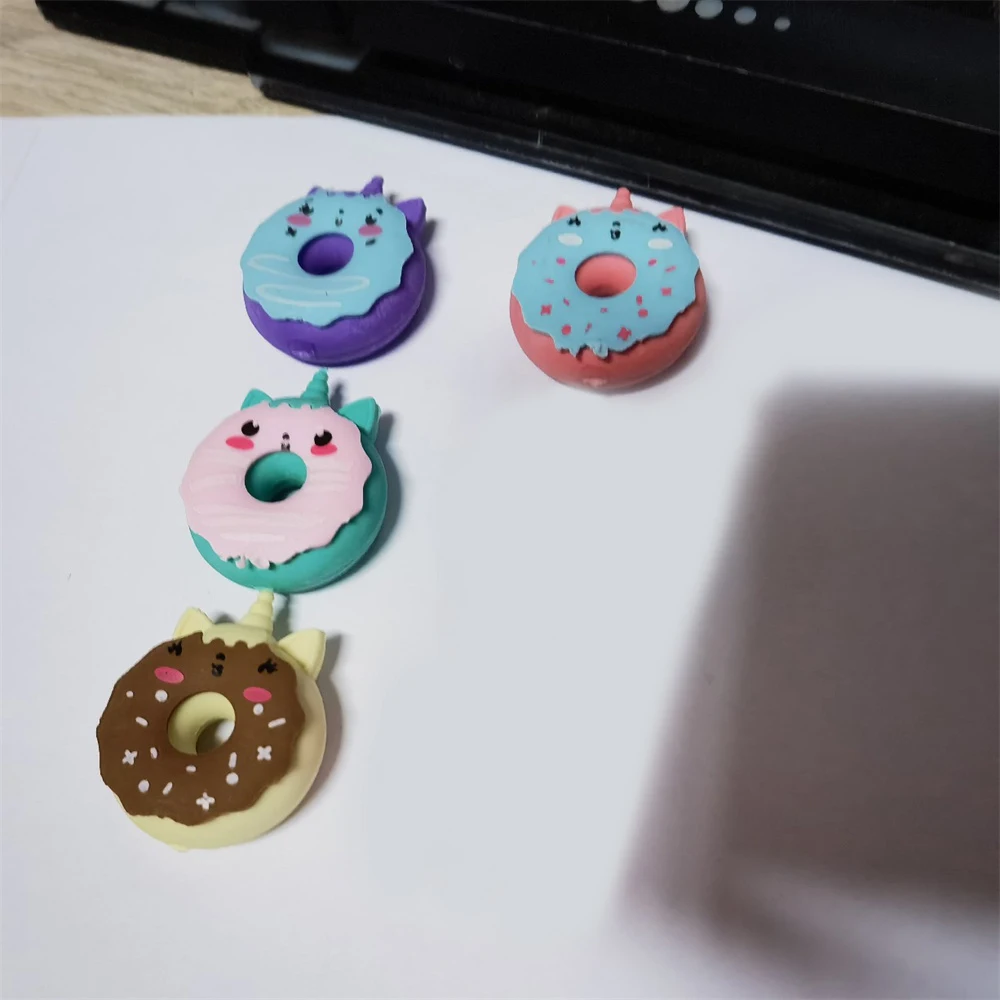 Lovely Student School Supplies Creative Creativity Creative Pencil Eraser Lovely High Quality Kids Donut Eraser Eraser