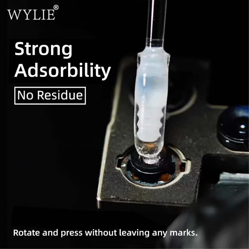 WYLIE 樹脂合成接着剤レンズクリーニングスティック強力な吸着性 360 °   オールラウンドカメラ/スマートフォン液晶クリーニングツールキット ‌