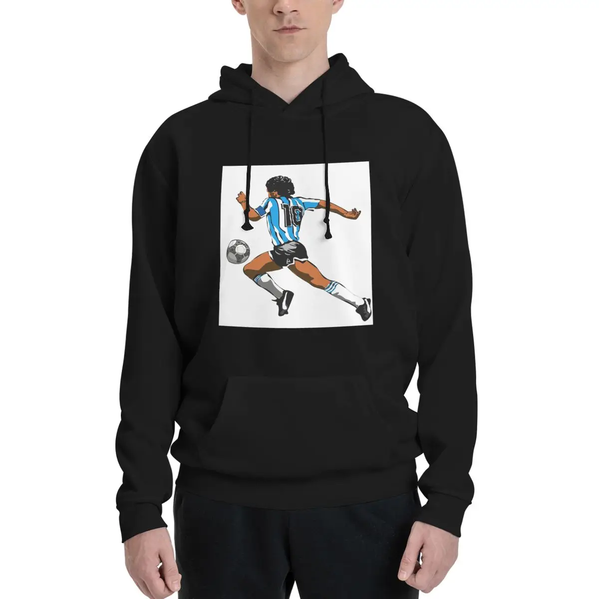 El Diego_41 Maradona الأرجنتين لكرة القدم هوديي الهيب هوب البلوز الخريف الشتاء الرجال النساء زوجين البلوز كم طويل بلايز