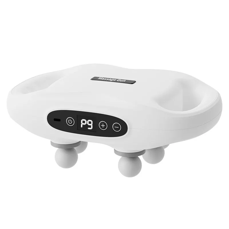 Professional Premium Massage Gun 6 Heads 9 Modes Deep Tissue Fascial with Red Light Full Body Muscle Pain Relief