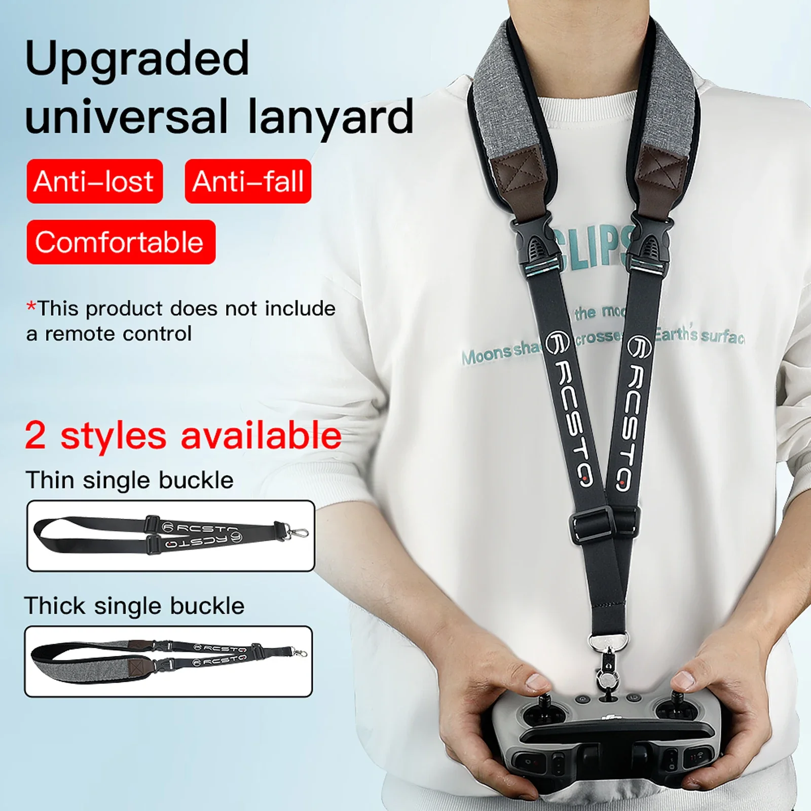 For DJI Avata Drone Lanyard Neck Strap Buckle Rope For FPV Remote Control Adjustable Neck Strap Drone Accessories