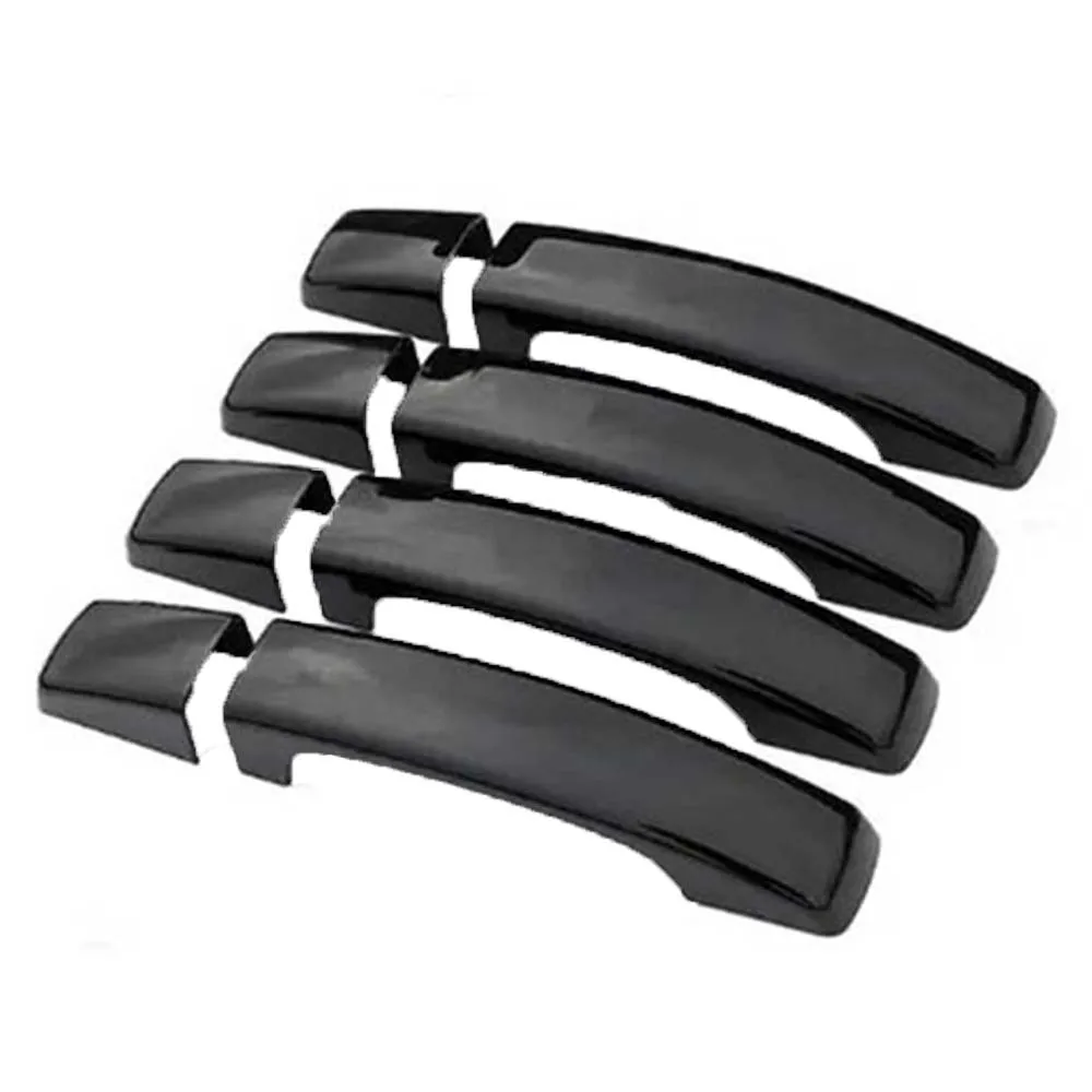 Car Upgrade Glossy Black Chrome Silver Door Handle Cover For Land Rover Range Rover Sport 2008 2009 2010 2011 2012 2013 Stickers