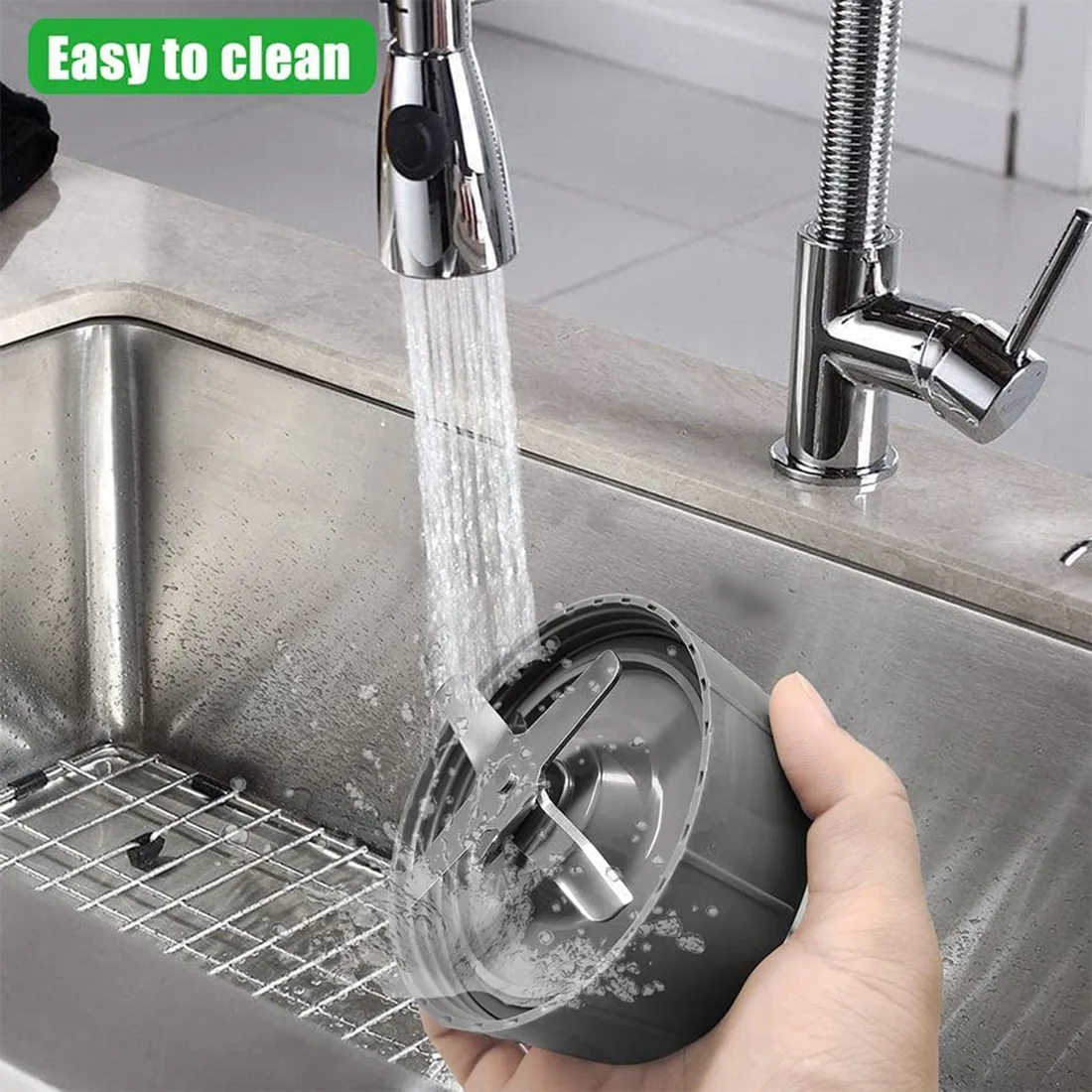 جزء بديل A69X-Blade متوافق مع مستخرج خلاط Nutribullet Pro 900W/600W - يتضمن 6 شفرات زعانف