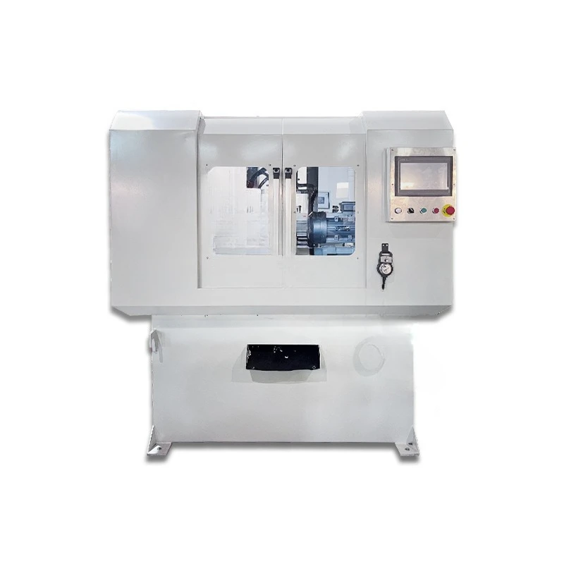 Double Head 80 Servo Chamfering Machine Round Tube Solid Round Bar Stainless Steel Pipe Fittings End Face Internal