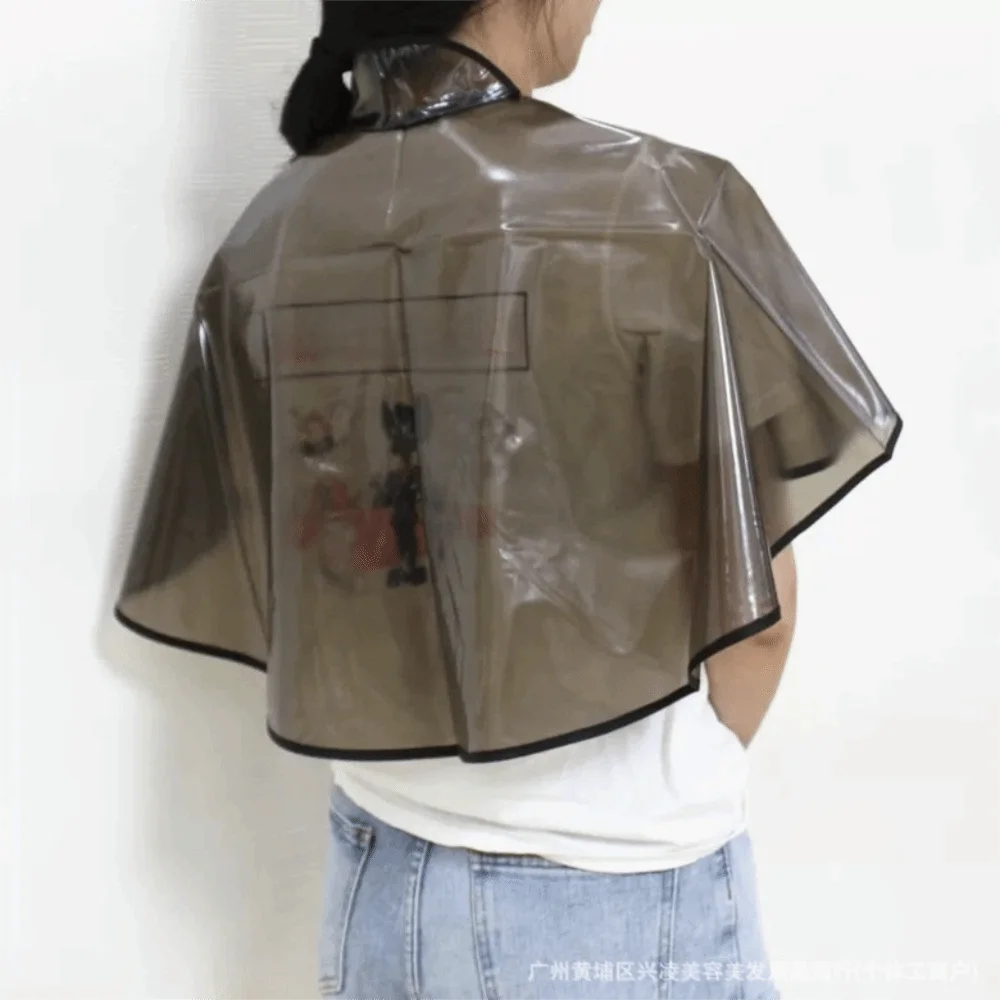 

Thicken Hair Cutting Collar Non-stick Hair Antistatic Waterproof Colouring Cape Haircut Cape Barber Cloth Perm Baking Oil Cape
