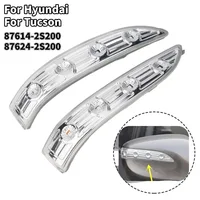 Luz LED para espejo de coche, lámparas de señal de giro para Hyundai Tucson 2010-2014 2015 IX35, luces individuales de giro para espejo retrovisor lateral