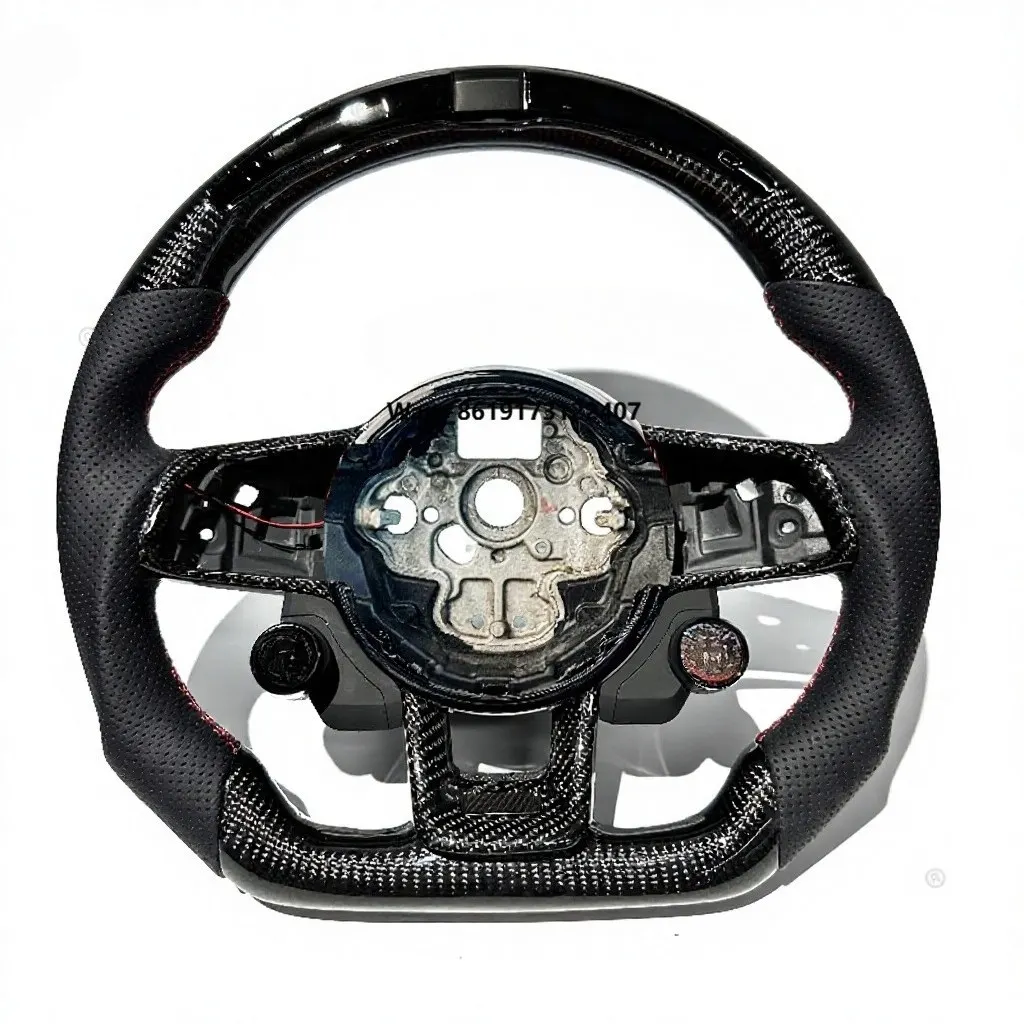 

Factory Customization for Polo Golf Passat MK7 Mk6 Old Model Upgrade Led R8 Button Carbon Fiber Steering Wheel