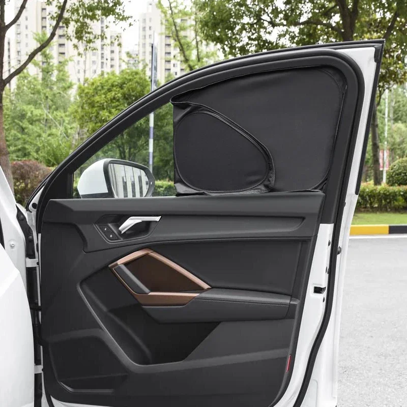 

Автомобильная анти-УФ-изоляция, черный солнцезащитный козырек для конфиденциальности окон для Audi Q3 F3 2019-2026, защитная крышка, аксессуары для интерьера