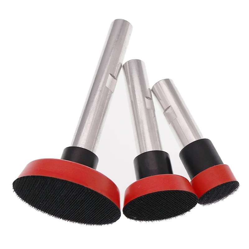 Oem Pexmientas 6pcs With Extension Rod Alloy Material 1.2/2/3inch M10 M14 M16 Hook And Loop Backing Sanding Pad Backup Plate