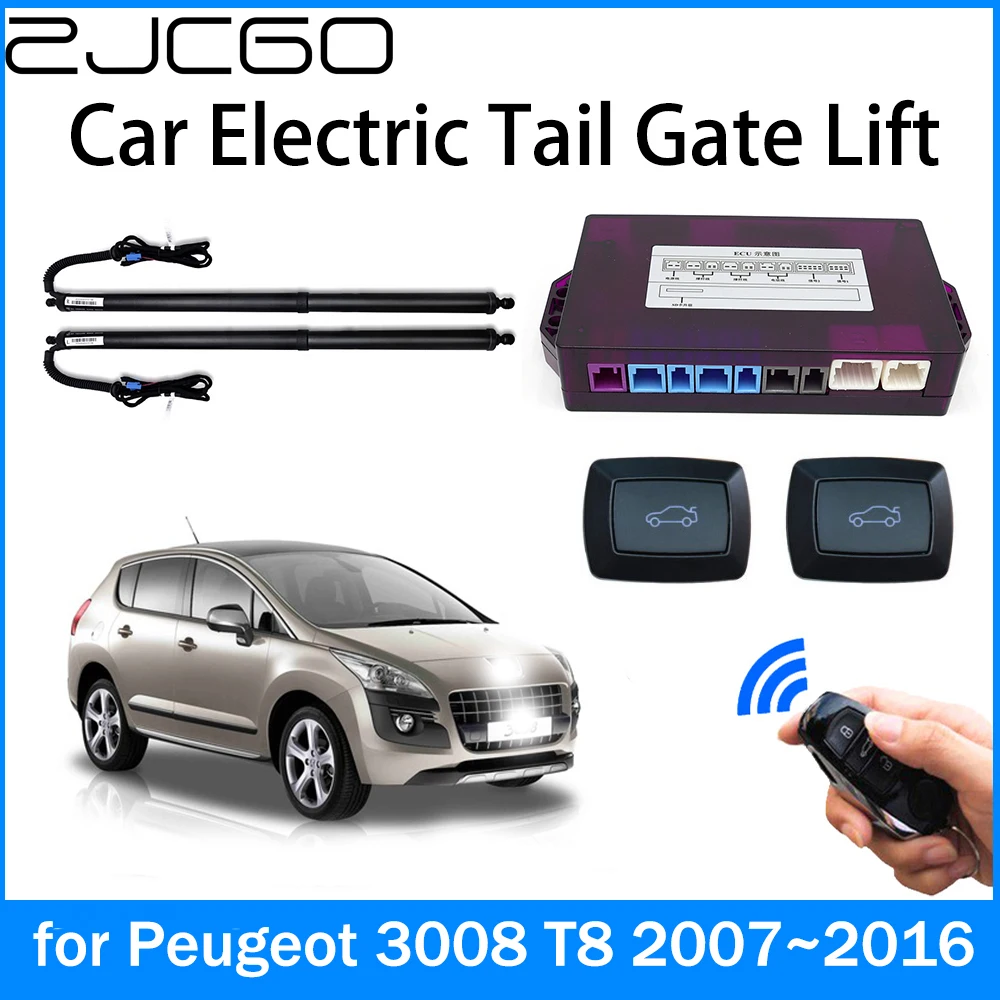 

ZJCGO Car Power Trunk Electric Suction Tailgate Intelligent Tail Gate Lift Strut for Peugeot 3008 T8 2007~2016