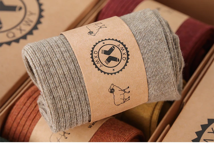 Feinwollsocken, Winterdick gestrickte, knöchelfreie Wadensocken, lange Beinwärmer für Stiefel, Wadensocken mit Futter – Detail 17