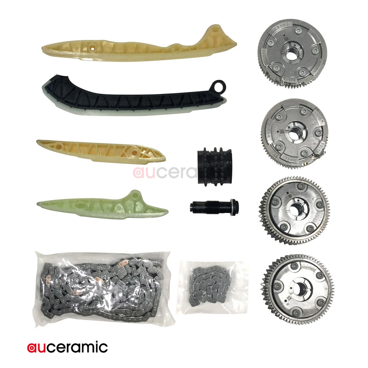 Timing Chain Kit for 05-17 Mercedes-Benz C230 C350 E350 ML350 S350 GL450 M272 V6 3.0L 3.5L DOHC