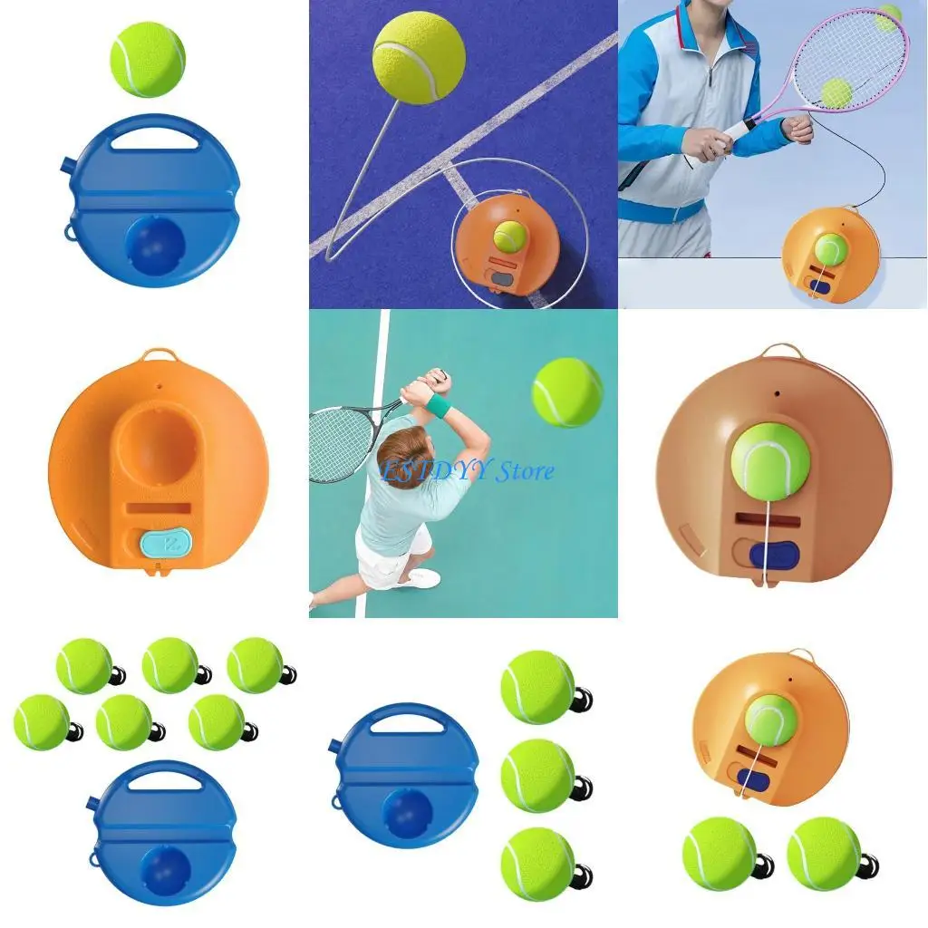 

G6DE Tennis Trainer Rebounds Ball Set Self-Practices Rebounds Tennis Trainer
