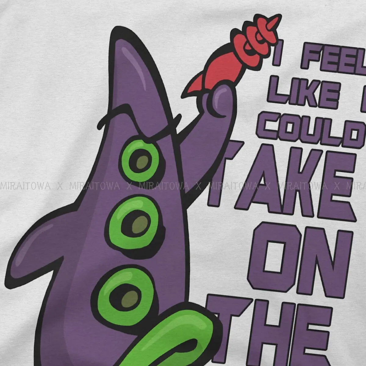 Purple Men TShirt Day Of The Tentacle O Neck Short Sleeve Fabric T Shirt Humor Top Quality Gift Idea