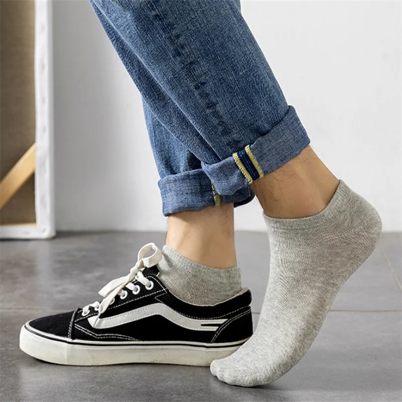 New 5/10/20 Pairs Unisex Casual Boat Socks Thin Breathable Comfy Anti Odor Sweat-absorbing Low Cut Ankle Socks For Men Women