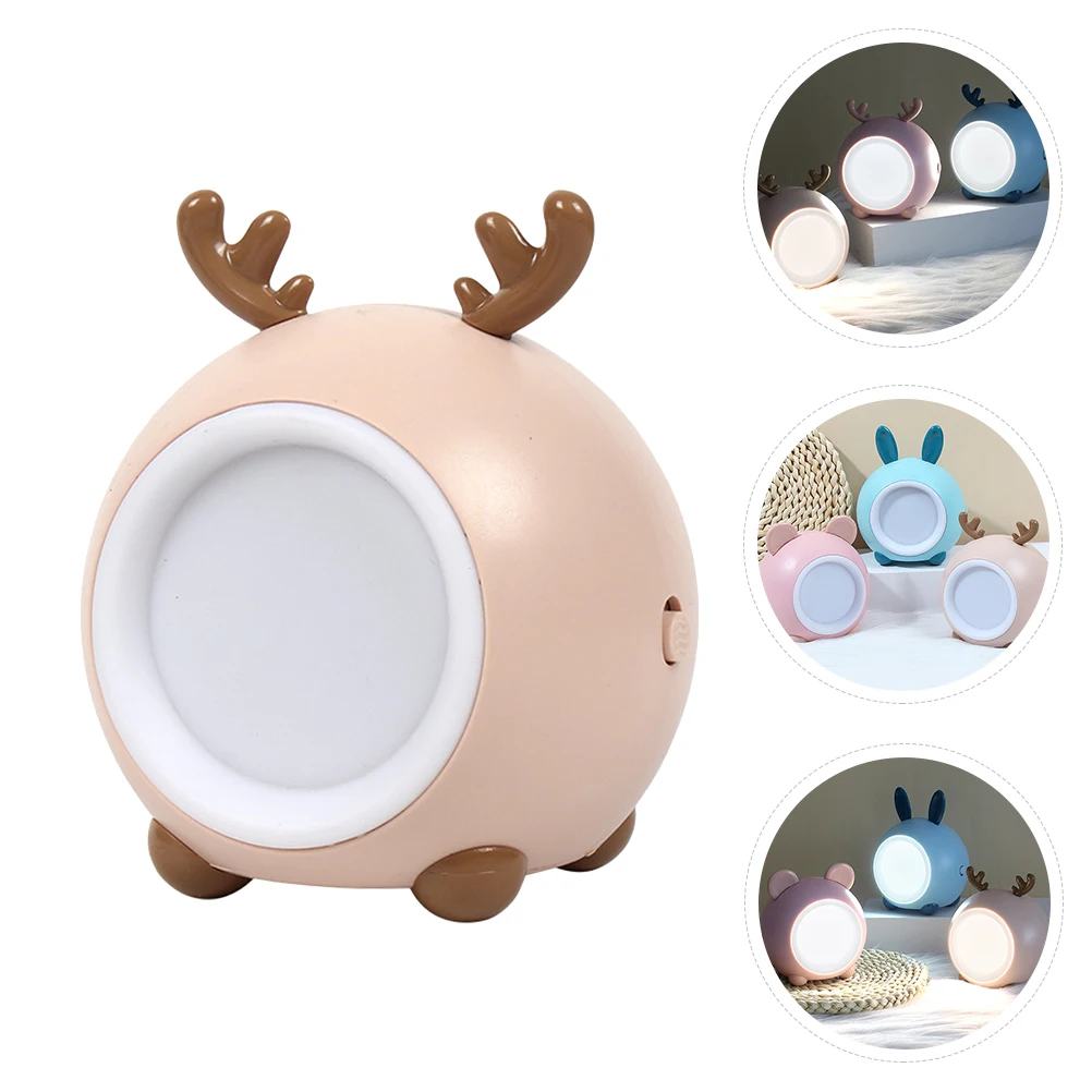 

1 Pcs 3D Fawn Night Light USB Charging Touch Lamp Creative Visual Bedside Light for Kids