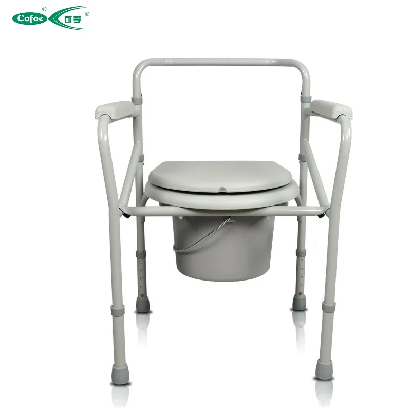 Hospital Folding Walker & Commode Chair for Adults