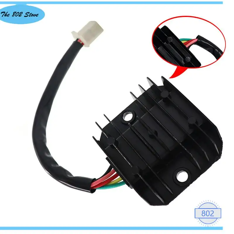 Motorcycle 12V 4 /5Pins Wires Voltage Regulator Rectifier GY6 CG CB 150cc 200cc 250cc ATV Quad Moped Scooter Buggy Motorbike