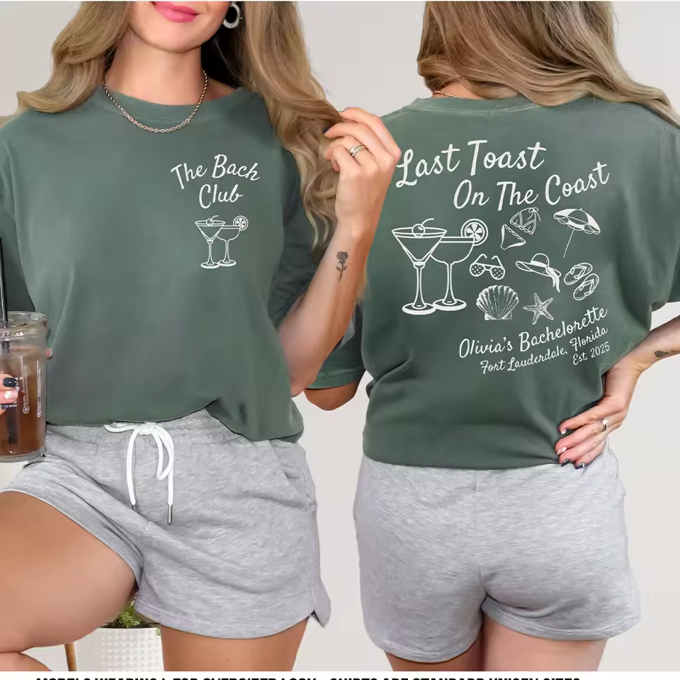 Beach Bachelorette Party Shirts