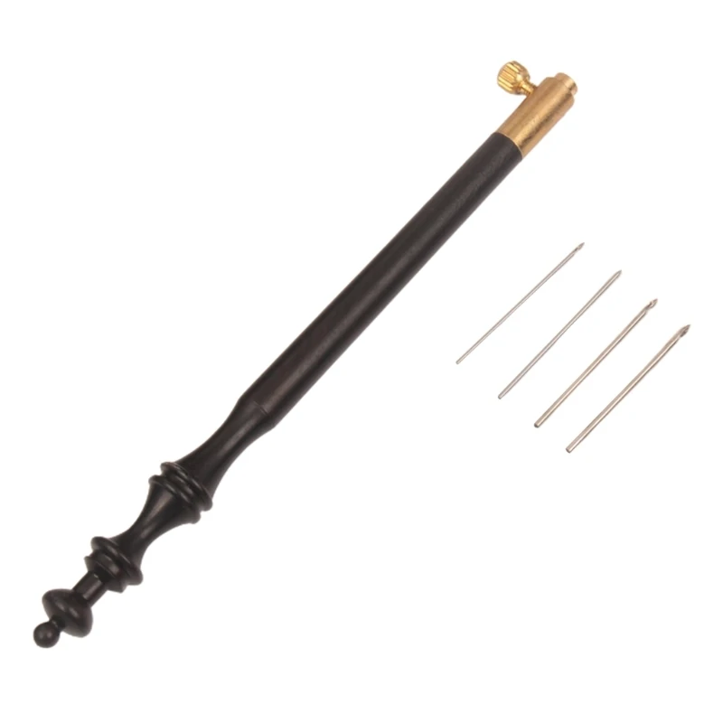 

Embroidery Cross-Stitches Cloth Tool for Punches Needle Knitting Needle Rug Needle Hook Large Embroidery Pen DXAF