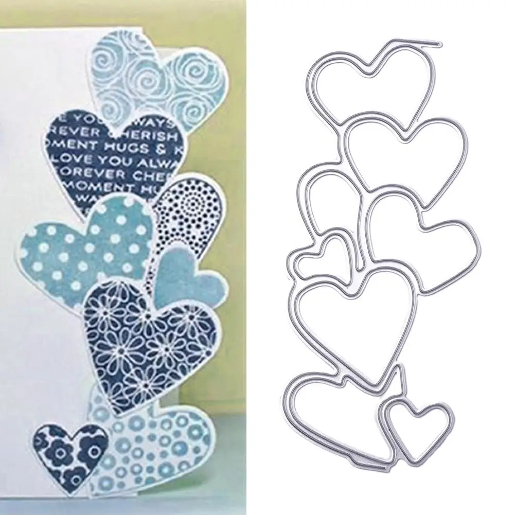 

Heart Border DIY Metal Cutting Die Greeting Card Scrapbooking Embossing Mold Craft Cutting Punching Stencils Template Mold N9U9