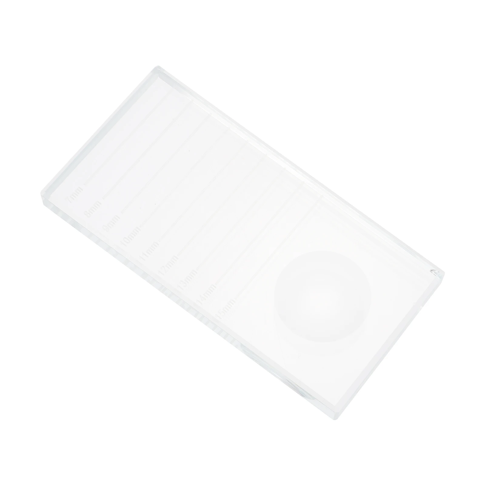 

1pc Grafting Crystal Pad 2-In-1 Reusable Durable Extension Tool Grafting Plate Eyelash Extension Glass Pad Graft Eyelash Glass
