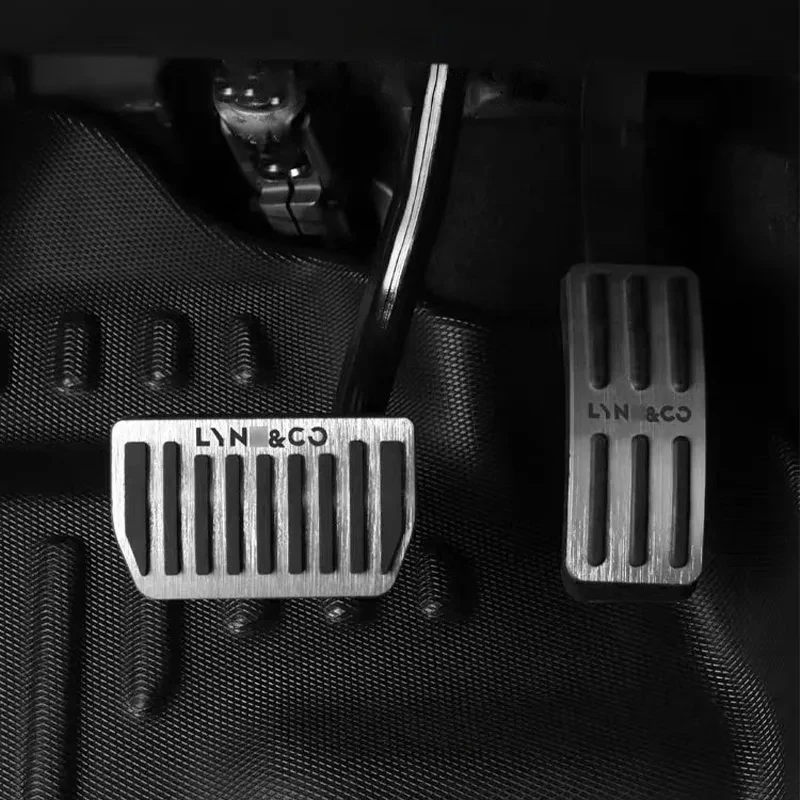 Lynk Co 01 02 03 05 Non-slip Aluminum Alloy Throttle Brake Pedal Cover EM-P Brake Accelerator Pedal Car Accessories