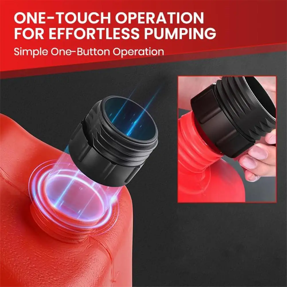 Pompa Bahan Bakar Hisap Listrik Sensor Berhenti Otomatis Selang Pelindung Kebocoran Pompa Minyak Listrik Diesel Bensin Pompa Transfer Bahan Bakar