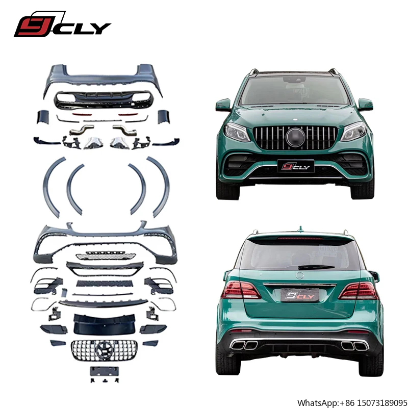 

Car Bumper for GLE W166 Upgrade 2020-2022 W167 GLE63 Body Kit GLE Old Upgrade New Bumper Fender Flare Diffuser