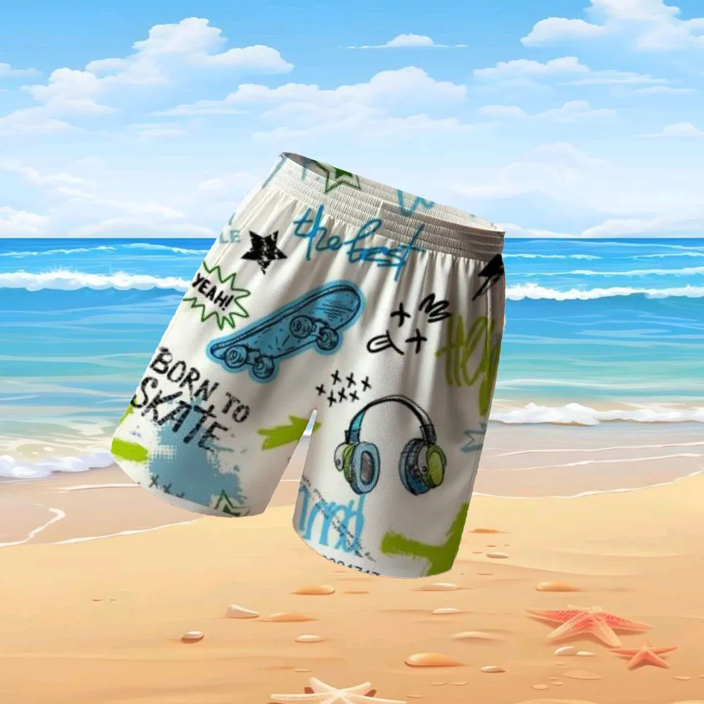 

Summer Swim Trunks for Men Women Kids Beach Shorts Quick Dry Lightweight Comfortable Shorts Boys Girls Pool Party Fun