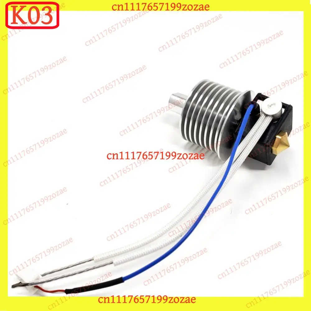 k03 Flashforge Hot End Assembly Guider 2S 3D Printer Nozzle Kit for Ender 3 V2 Standard Temp