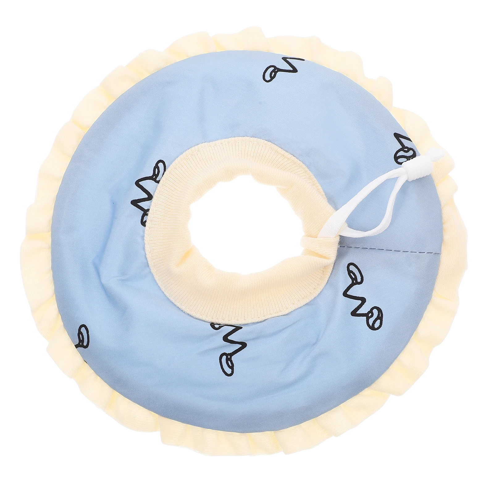 

Small Pet Protective Ring Recovery Collar Guinea Pig Cone Hamster Surgery Anti Bite Scratch Prevention Adjustable Sizes