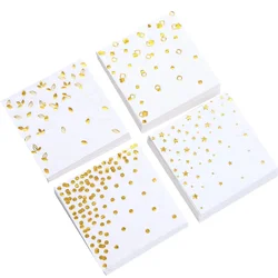 100pcs 3-Ply Cocktail Napkins Folded 5 x 5 Inches Disposable  birthday event Party Napkins Paper Napkins Dinner for Wedding