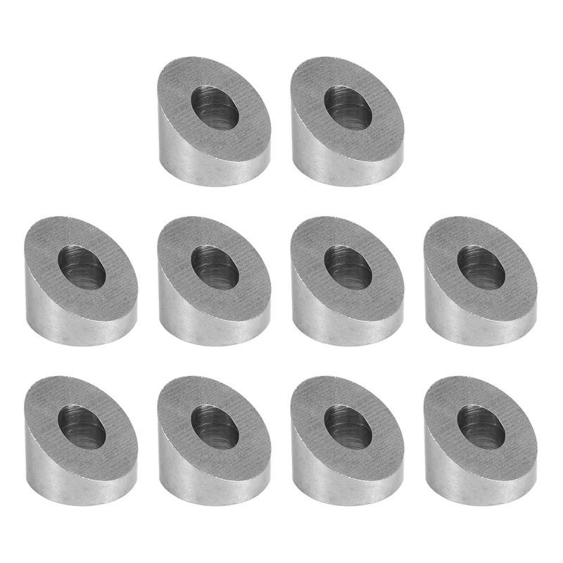 AY03-T316 Arandela biselada de ángulo de 30 grados de 1/4 pulgadas de acero inoxidable para kit de barandilla de Cable de cubierta de 1/8 pulgadas a 3/16 pulgadas/hardware de madera