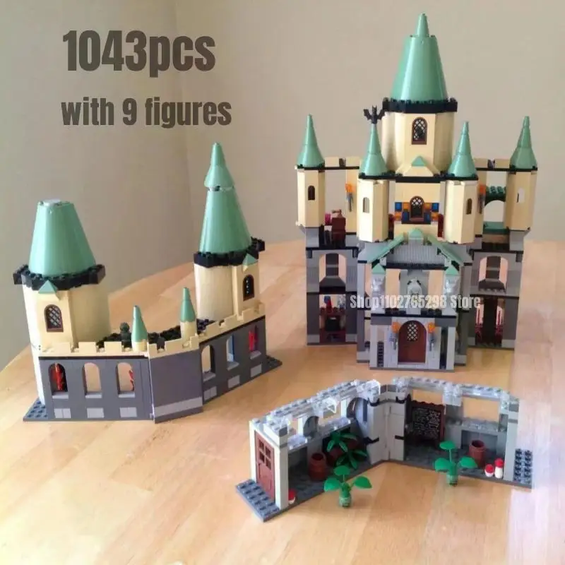 

1033pcs Magical World of Wizards School Tower Castle Astronomy Room Greenhouse 16029 Building Blocks Toy Compatible 5378 39158